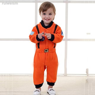 ✓❈tracymic ☺Newborn Infant Baby Boys Jumpsuit Roleplay Astronaut Spaceman Cosplay Space Suit