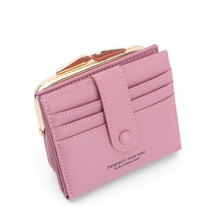 Women Wallet PU Leather Fashion Small Folding Coin Purse Card Holder