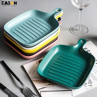Eason Porcelain Bakeware Dishes Kitchen Baking Pan Tray Microwavable and Oven Safe Serving Dinner (4)