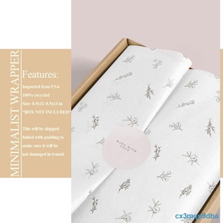 Explosionஐ100sheets Minimalist Packaging Wrapping Paper, Fine Tracing Paper, Wrapper Acid Free