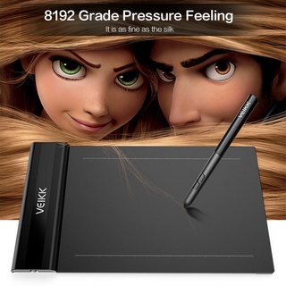 【Ready Stock】VEIKK S640 Graphic Tablet Drawing Pad with Digital Pen (4)