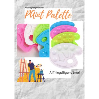 Plastic Palette Art Paint Plastic Drawing Tray Color Palette For Oil, Watercolour