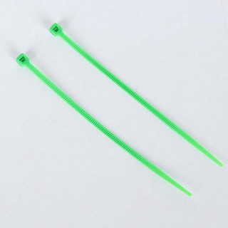 SHIN♥♡ Emulational Green Cable Ties Zip Tie Wraps * 100 for Artificial Lawn Plant Background Decorations (2)