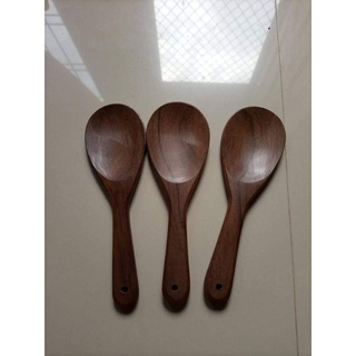 Wooden Serving Spoons Made of Magkono Wood
