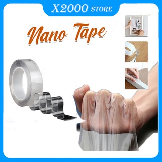 [1-3M] Nano Tape Trace Washable Adhesive, Reusable transparent double sided tape