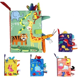 【Ready Stock】ஐEarly Learning Soft Cloth Books Tails