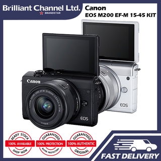 【Spot Goods】Canon EOS M200 With EF-M 15-45MM KIT SET