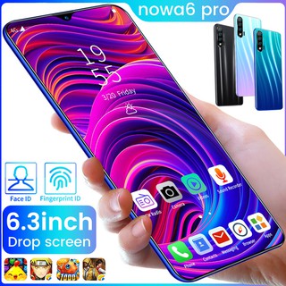 Brand New Cellphone Nowa6 Pro Android 6.3-inch HD Big Screen Smartphone 1+8G GPS Cell Phones