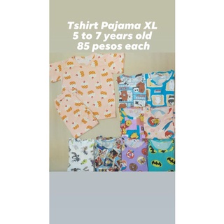 Terno Tshirt Pajama Kids XL