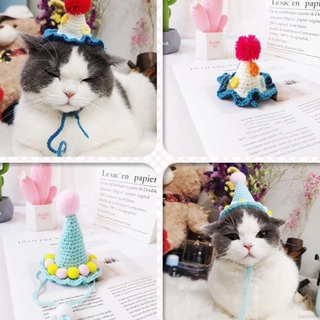 Cat dog pet happy birthday candles hat cosplay costume dress party headwear cap