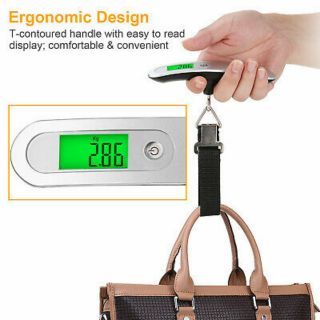 Portable Digital Travel Scale for Suitcase luggage Weight 50KG 10G Hanging Scale