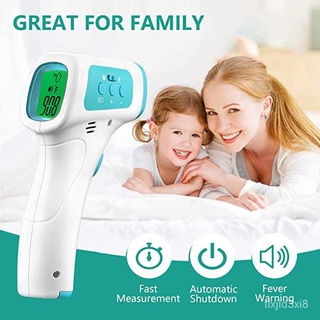【Free Protective mask】Non-Contact Infrared Thermometer Forehead Body Temperature with Fever Alarm fo