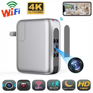 Wifi Camera Micro Camera 166degree 4K HD Baby Cam Night Vision Motion Detect Camcorder Surveillance