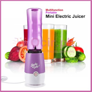 SHAKE N' TAKE & two free tumblers Portable Mini Juicer Bottle Cup Smoothie Maker Extractor Blender