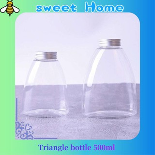 Triangular plastic bottle 500ml
