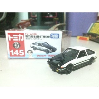(Sold per piece / 1pc) Dream Tomica Premium Initial D 40 Toyota AE86 Trueno Black Hood (3)