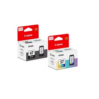 CANON PG 47 BLACK AND CL 57 PIXMA INKCARTRIDGE