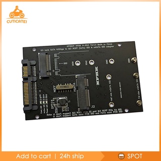[CUT1-8] 2 In 1 M.2 NGFF/Msata SSD to SATA III 3.0 Adapter Converter Card Enclosure