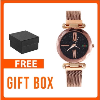 Buckles♟❖❀Korean Watch Magnetic Buckle Stainless Steel Watch With Box (1)