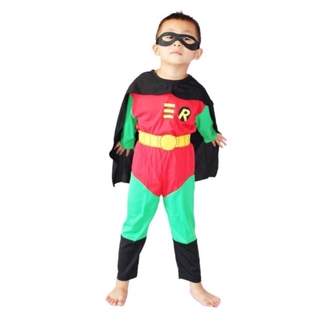 Robin kids costume ,fit 3yrs to 8yrs old