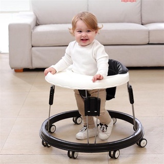 Walkers with Wheels Anti-rollover Folding Walkers Multi-function Seat Car Car for Toddler
