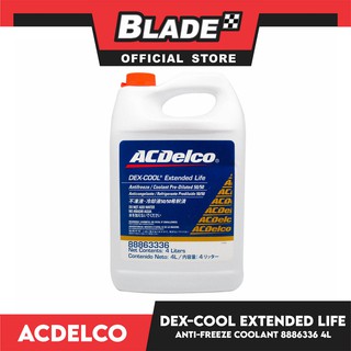 ACDelco Dex-Cool Extended Life Antifreeze/Coolant Pre-Diluted 50/50 88863336 4Liters