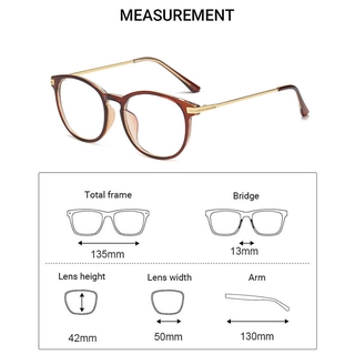 Retro Graded Myopia Eyeglasses for Nearsighted Women Men with Grade -100/150/200/250/300/350/400/450/500/550/600 Replaceable Lens Shortsighted Metal Glasses Optical Frame (5)