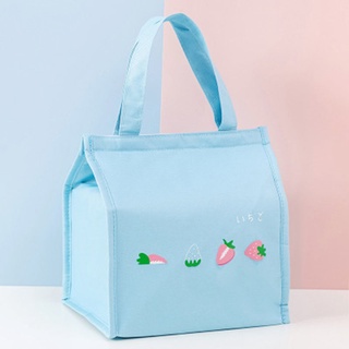 Korean lunch bag, large picnic bag, work with lunch box bag, lunch box insulation bag, waterproof and oil-proof