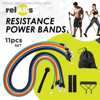 yoga equipment✚Home Exercise for Men and Women Resistance Bands Exercise Bands Workout Set Fitness P