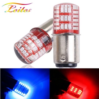 2PCS 1157 BAY15D P21/5W Strobe Flash LED 3014 LED 42SMD Bulbs For Auto Turn Signal Bulbs Car Tail Brake Lights White Blue Red