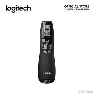 ﹍✕❈【Ready stock】 Logitech Professional Presenter R800, Wireless Presentation Clicker Remote with Gre