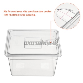 11L/22L Sous Vide Container Storage with Lid For Culinary Immersion Slow Cooker