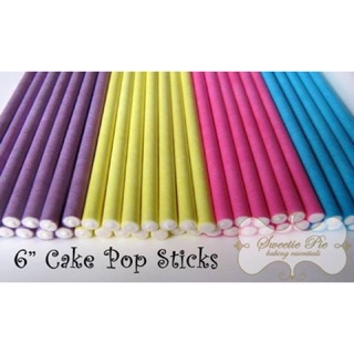 Sucker Sticks / Cake Pop Sticks 6in (Colored) 25pcs