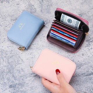 T50 READY STOCK YILIA Cute Cartoon Women Organ Wallet Creative Multifunctional Zipper Wallet PU Leather Coin Purse Card Case