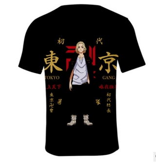 Anime Shirt Tokyo Revenger Tokyop Manji Gang Tokyo Revengers Sano Manjiro Draken Anime T-Shirt（ready stock） (5)