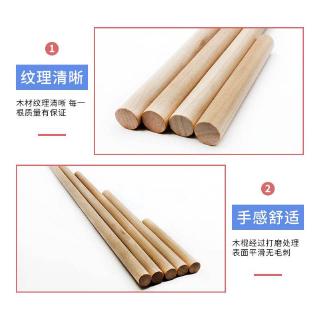 Wood Stick Beech Wood Stick Pine Wood Stick Solid Wood Stick Macrame (7)