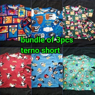 TERNO SHORT bundle of 3pcs cotton spandex