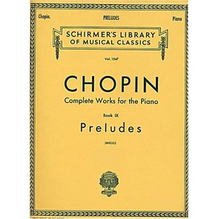 Piano Books - Chopin Preludes - Prelude Music Books -schirmer Asha Shayu S Library