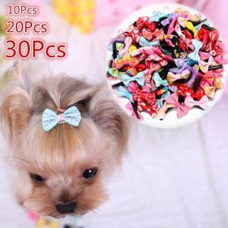 10/20/30Pcs/Set Cute Pet Puppy Dog Cat Multicolor Hairpin Hair Bows Dog Hair Clips Pet Dog Grooming Hair Accessories