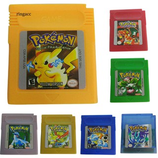 【RAC】Game Cards Cartridge for Nintendo Pokemon GBC Game Boy Color Version Console (1)