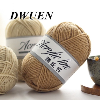 DUWEN Smooth Acrylic thread Knitting Wool Crochet Yarn Milk Cotton Hand Knitted Yarn