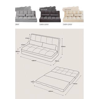 [Korean Authentic] Waterproof Sofa Bed (3)