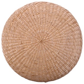 【spot good】♠40cm Tatami Cushion Round Straw Weave Handmade Pillow Floor Yoga Chair Seat Mat
