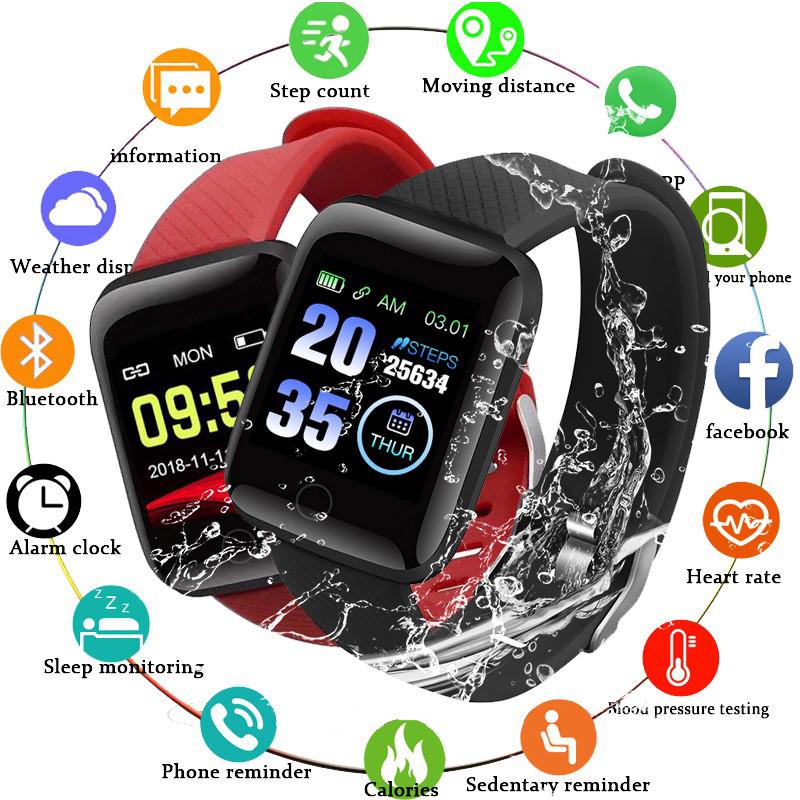 【Send Watch】Smart Watch Men IP67 Waterproof Heart Rate Monitor Women Smartwatch For Android IOS
