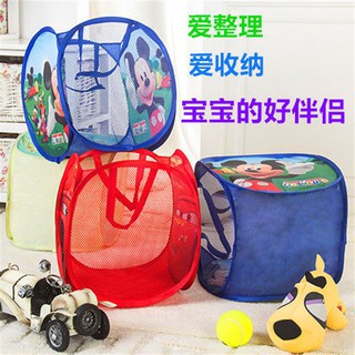 Cartoon foldable storage basket dirty clothes hamper toy storage basket snack box storage basket for clothes