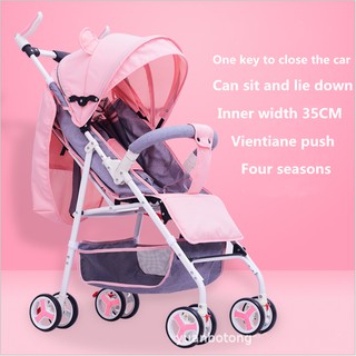 Strollers & Travel Systems◘【One year warranty】Baby Foldable Portable Stroller Push Chair Baby Travel