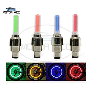 【In stock】1 pair Cycling Bicycle Lamp Flash Tire Wheel Valve Cap Lights LED Lamps