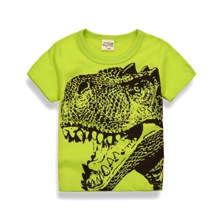 Boys T-shirt Dinosaur Kids Girl Children Tops Short cotton