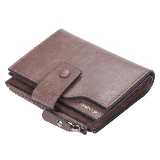 Men's Faux Leather Short Wallet Credit Card Holder Clutch Bifold Pocket Coin Purse (6)
