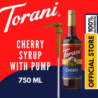 TORANI 750ml CHERRY COFFEE SYRUP(PUMP is SOLD SEPARATELY) (1)
